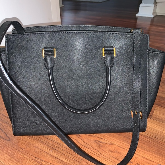 MICHAEL KORS - Selma Satchel - Black - Picture 5 of 7